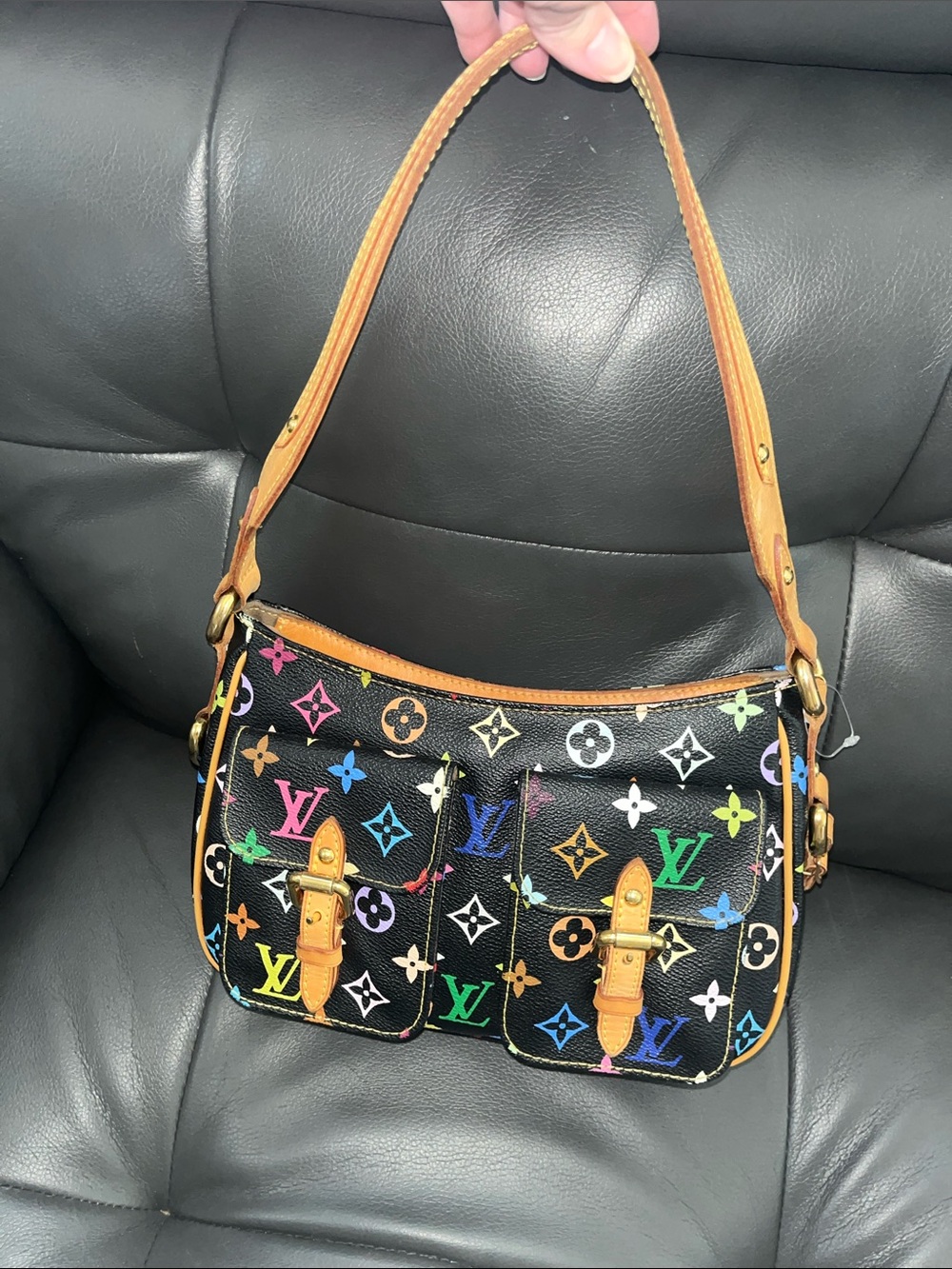 Louis Vuitton Murakami Black Shoulder bag
